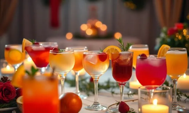 Koktajle bezalkoholowe na Sylwestra – Przepisy na orzeźwiające i pyszne koktajle, które idealnie urozmaicą sylwestrowe menu.
