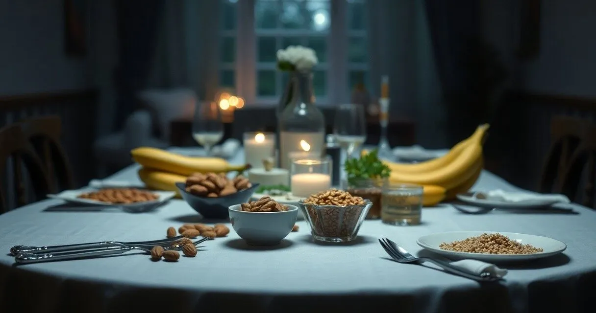 Wpływ diety na sen – Co jeść, aby lepiej spać? – Informacje o produktach spożywczych, które wpływają na jakość snu.