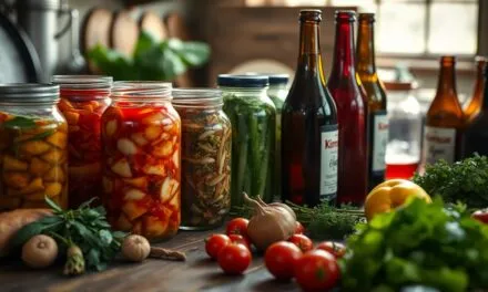 Fermentowane produkty na zimę – Kiszonki, kombucha i inne naturalne probiotyki. – Przepisy i informacje o korzyściach płynących z jedzenia fermentowanych produktów.