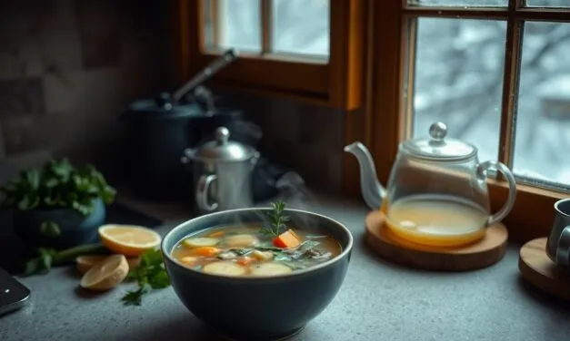 Zimowe wspomaganie odporności – Jak zadbać o siebie w okresie przeziębień? – Przepisy na rozgrzewające dania i napoje bogate w witaminy i minerały.